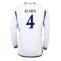Fotballdrakt Herre Real Madrid David Alaba #4 Hjemmedrakt 2023-24 Langermet